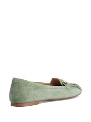 Dune London Green Guno Loafers - Image 4 of 6