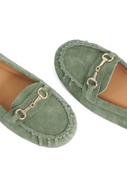 Dune London Green Guno Loafers - Image 6 of 6
