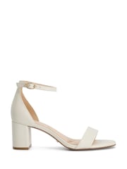 Dune London Natural Wide Fit Melins Heeled Sandals - Image 2 of 6