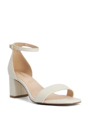 Dune London Natural Wide Fit Melins Heeled Sandals - Image 3 of 6