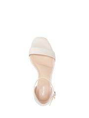 Dune London Natural Wide Fit Melins Heeled Sandals - Image 5 of 6