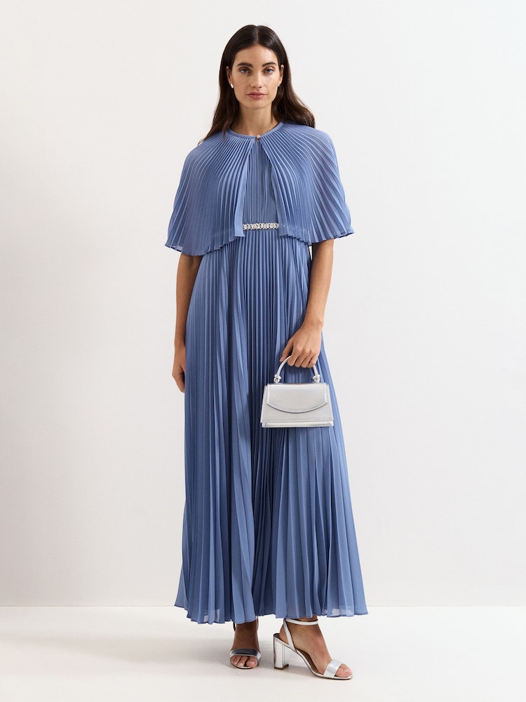 Phase Eight Blue Anora Maxi Dress - Image 7 of 7