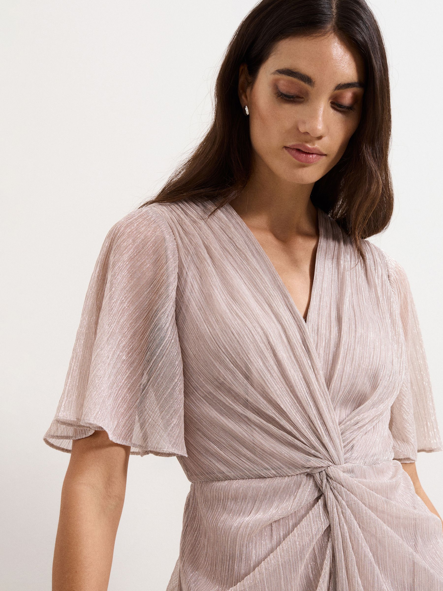 Bindas様 Buy Phase Eight Metallic Petite Dorinda Maxi Dress from the Next