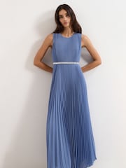 Phase Eight Blue Petite Anora Maxi Dress - Image 3 of 7