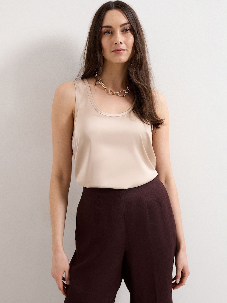 Phase Eight Metallic Edie Satin Cami - Image 1 of 6
