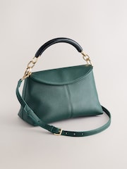 Green Resin Handle Hand Held Bag - Image 1 of 5