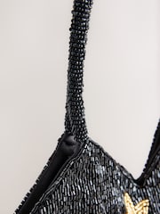 黑色 - Embellished Hand Held Bag - 圖片 7，共 8