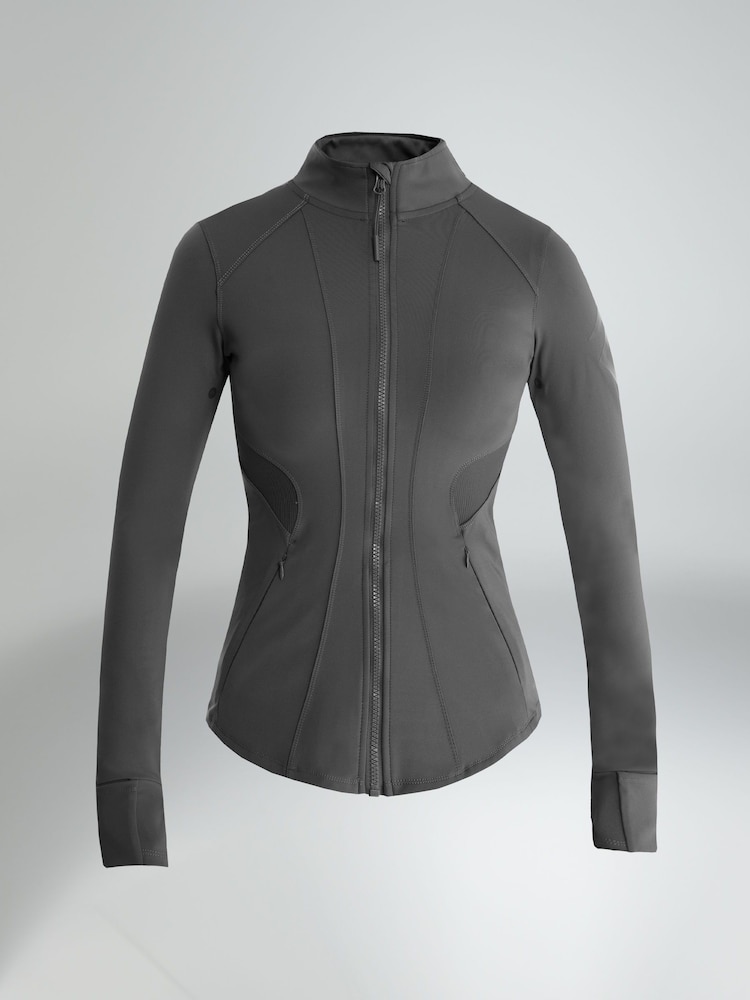 Aztec Diamond Grey Core Fitted Jacket - Image 6 of 6 Aztec Diamond Grey Core Fitted Jacket - Image 6 of 6