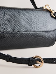 Black Leather Clutch Bag - Image 8 of 8