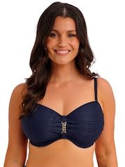 Fantasie Blue Azores Underwire Bandeau Bikini Top - Image 2 of 7