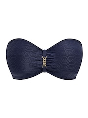 Fantasie Blue Azores Underwire Bandeau Bikini Top - Image 7 of 7