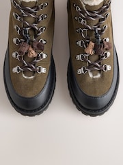 Brown Standard fit Forever Comfort® Hiker Lace Up Leather Boots - Image 5 of 5