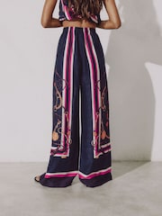 Purple Wide Leg Trousers - Image 3 of 4