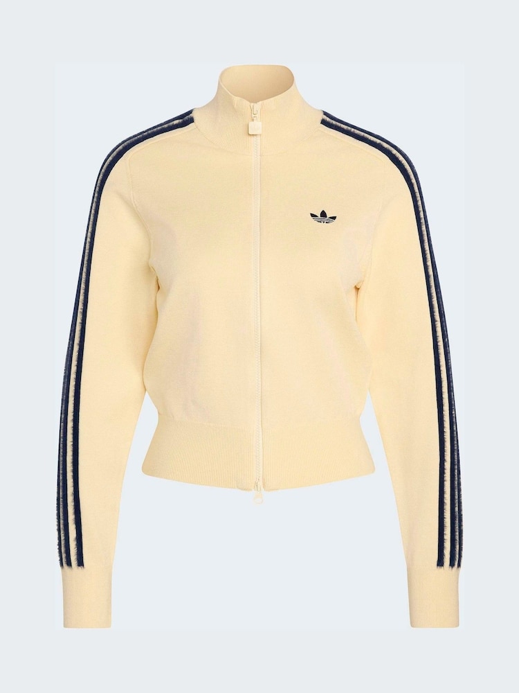 adidas originals Yellow Knitted Firebird Track Top - Image 6 of 6 adidas originals Yellow Knitted Firebird Track Top - Image 6 of 6