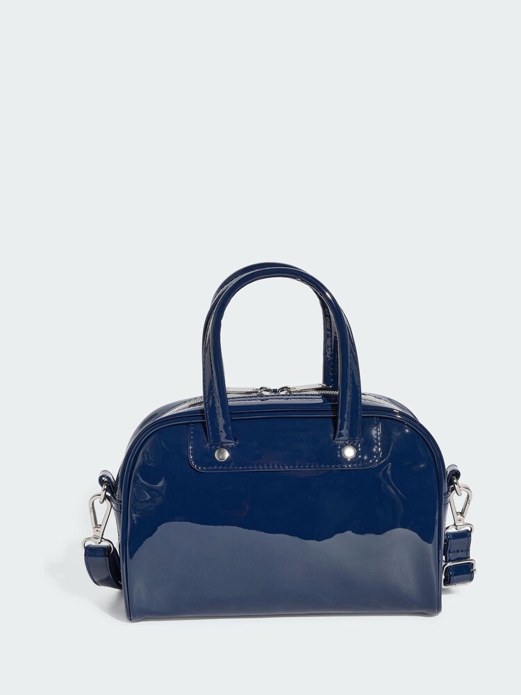 adidas originals Blue Adicolor Mini Bowling Bag - Image 2 of 6