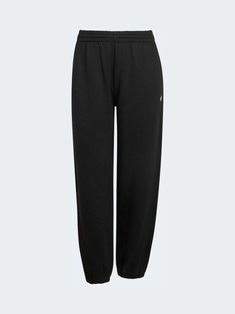 adidas originals Black Essentials Loose Fleece Joggers - Image 6 of 6