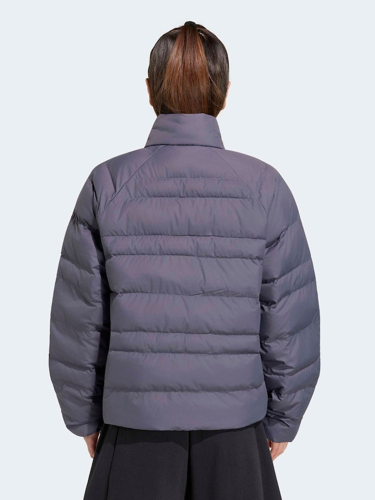 adidas Grey Essentials Packable Insulated Jacket - Image 2 of 6 adidas Grey Essentials Packable Insulated Jacket - Image 2 of 6