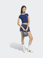 adidas originals Blue Knitted T-Shirt - Image 3 of 6