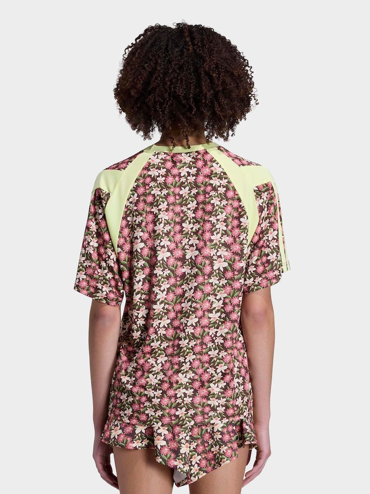 adidas Brown Adidas X Farm Rio House Of Tiro Jersey - Image 2 of 6
