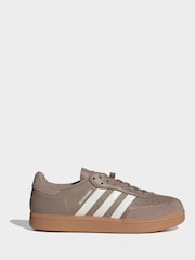 Brun - Chaussures en cuir adidas Velosamba - Image 1 de 9