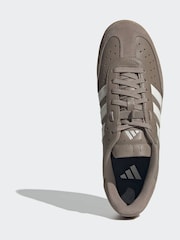 Brun - Chaussures en cuir adidas Velosamba - Image 6 de 9