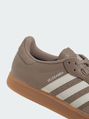 Brun - Chaussures en cuir adidas Velosamba - Image 8 de 9