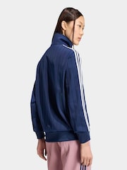 adidas originals Blue Pinstripe Firebird Loose Tracktop - Image 2 of 6