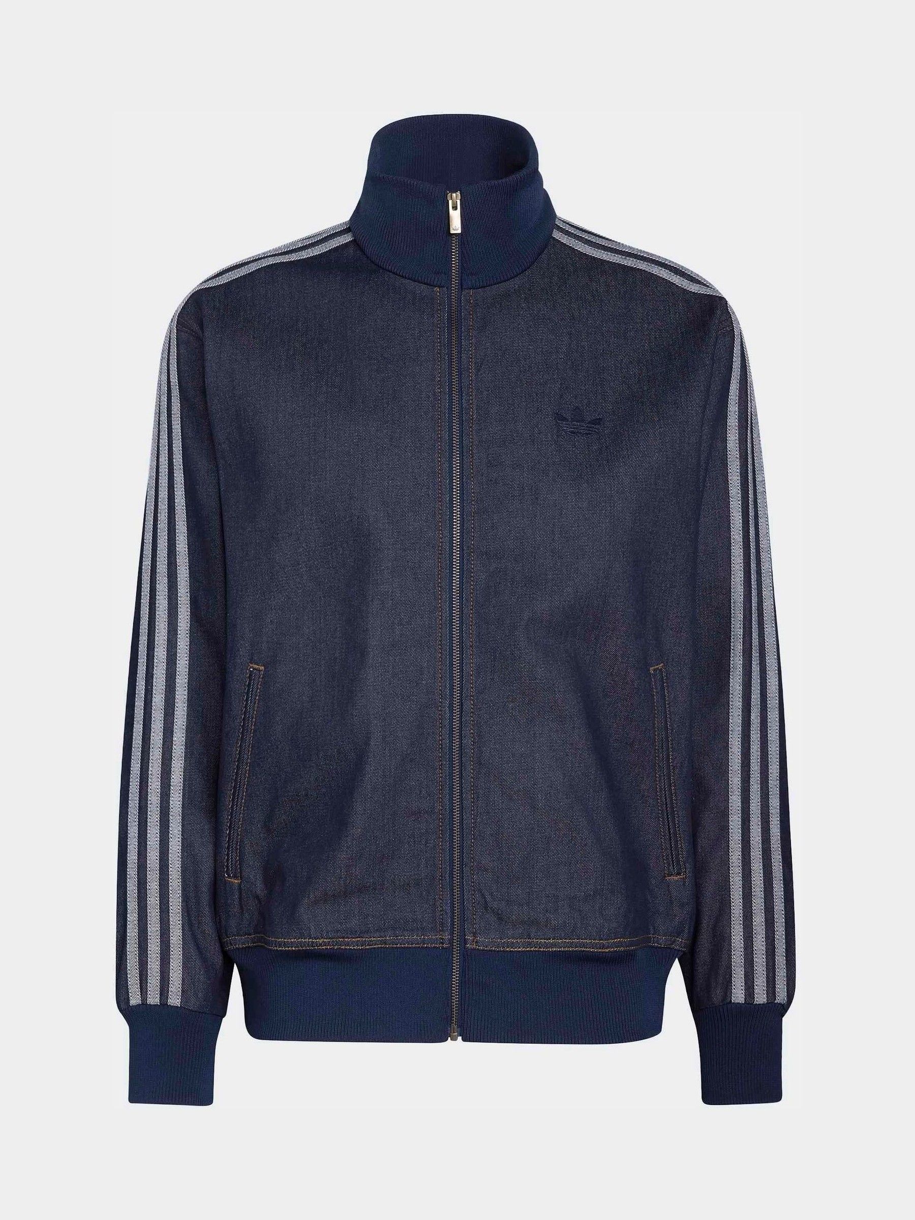 Buy adidas originals Blue Firebird Adicolor Raw Denim Track Top