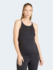 adidas Black Workout Tank Top Maternity - Image 1 of 6