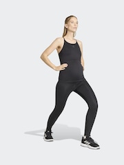 adidas Black Workout Tank Top Maternity - Image 3 of 6