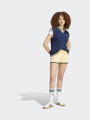 adidas originals Blue Cable Knit Vest - Image 3 of 5