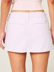 Hollister Light Pink Stripe Prep Skirt - Image 3 of 5
