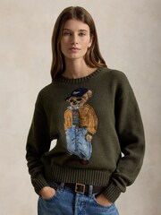 Polo Ralph Lauren Green Polo Crew Sweater - Image 1 of 5