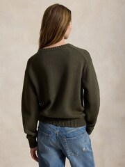 Polo Ralph Lauren Green Polo Crew Sweater - Image 2 of 5