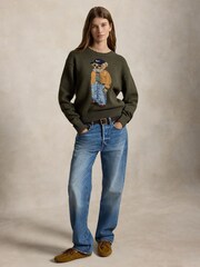 Polo Ralph Lauren Green Polo Crew Sweater - Image 3 of 5