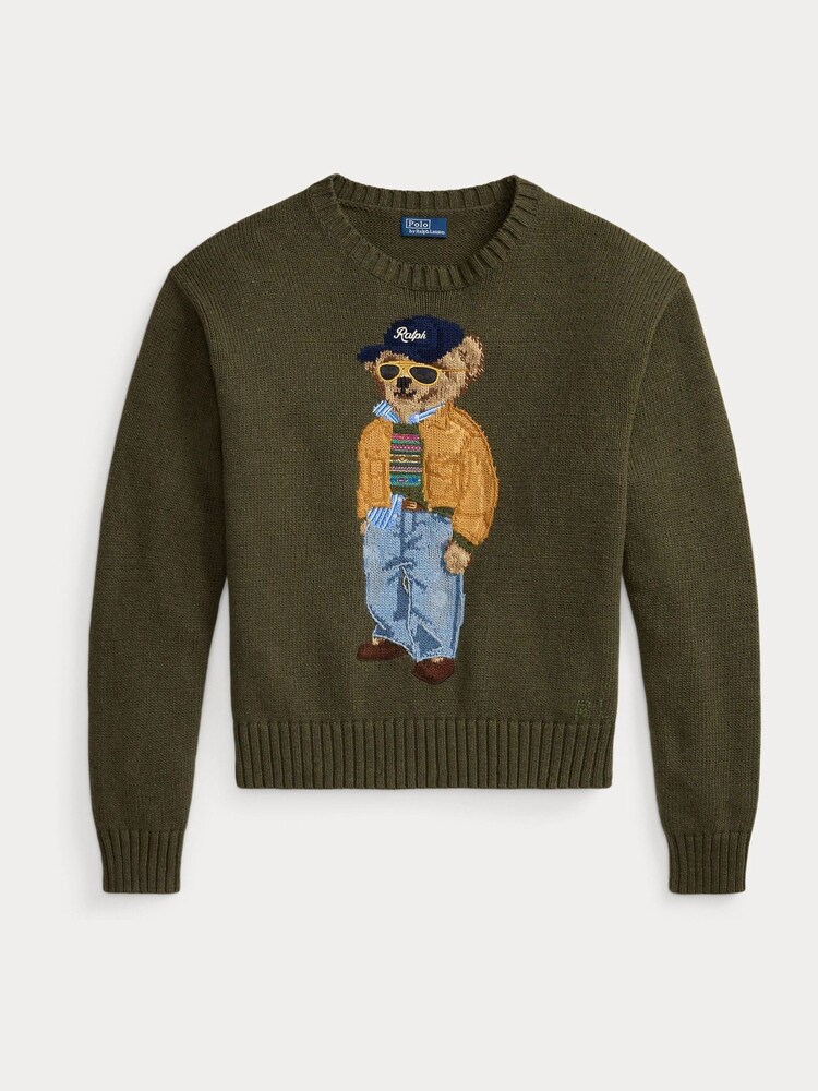 Polo Ralph Lauren Green Polo Crew Sweater - Image 5 of 5