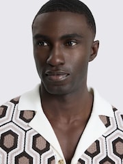 MOSS White Crochet Shirt - Image 3 of 3