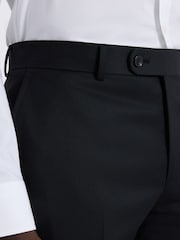 MOSS Black Slim Fit Suit Trousers - Image 3 of 3