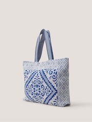 Monsoon Blue Janine Floral Tapestry Tote Bag - Image 2 of 3