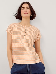 Monsoon Cream Selena Stripe T-Shirt - Image 1 of 4