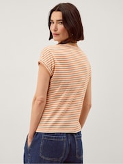 Monsoon Cream Selena Stripe T-Shirt - Image 3 of 4