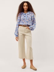 Monsoon Blue Sian Floral Print Blouse - Image 5 of 6