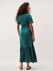 Monsoon Jacqui Embroidered Jersey Midi Dress - Image 2 of 5