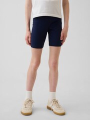 Gap Navy Foldover Bike Shorts (4-13yrs) - Image 1 of 5