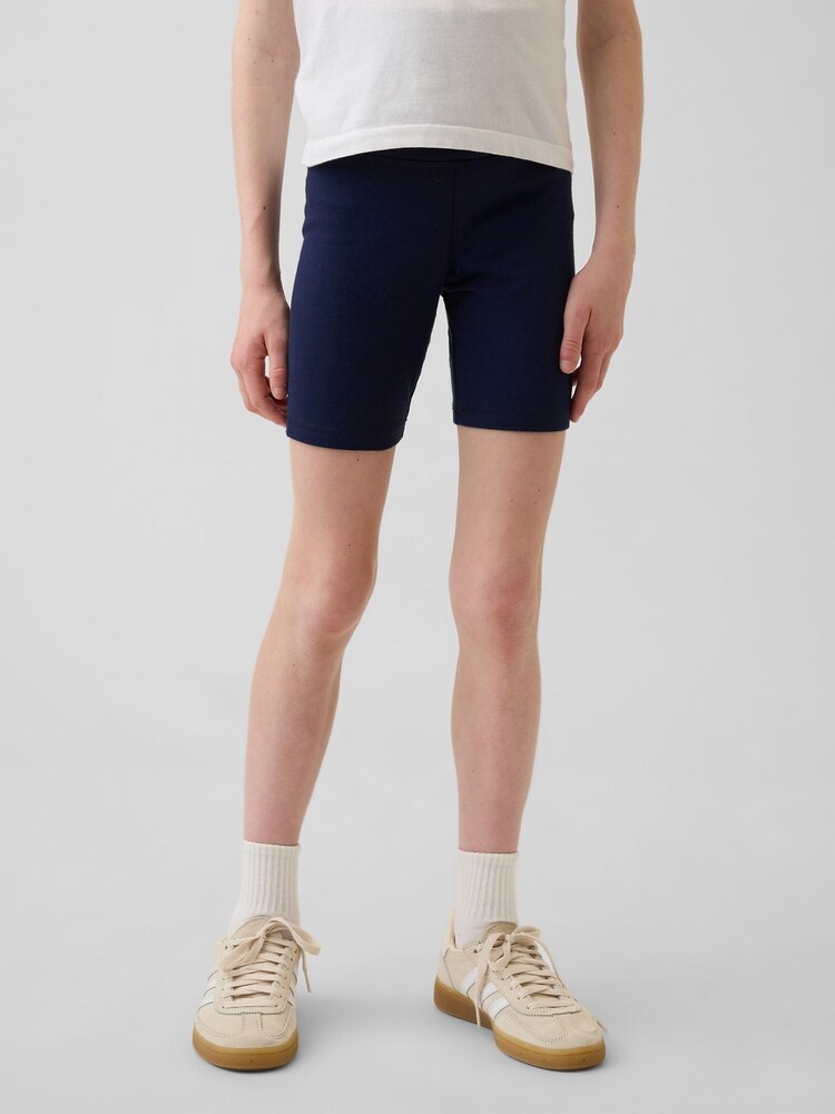 Gap Navy Foldover Bike Shorts (4-13yrs) - Image 1 of 5