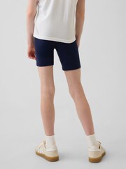 Gap Navy Foldover Bike Shorts (4-13yrs) - Image 2 of 5