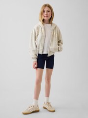 Gap Navy Foldover Bike Shorts (4-13yrs) - Image 3 of 5