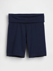 Gap Navy Foldover Bike Shorts (4-13yrs) - Image 5 of 5