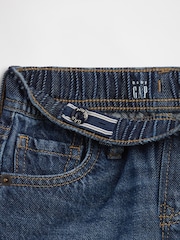 Gap Dark Wash UltraSoft Denim Pull On Baggy Shorts (6mths-5yrs) - Image 3 of 3
