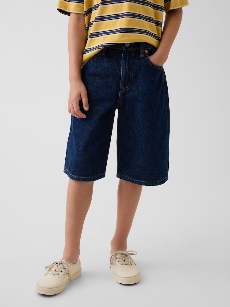Gap Dark Wash Baggy Denim Jorts Shorts (5-13yrs) - Image 1 of 5